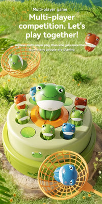 Duck Jumping Board Game Crazy Kid Montessori Launch Duck Frog Toys for Boys and Girls Focus Training Family Game Birthday Gift