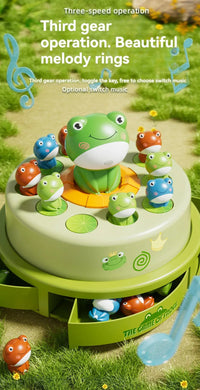 Duck Jumping Board Game Crazy Kid Montessori Launch Duck Frog Toys for Boys and Girls Focus Training Family Game Birthday Gift